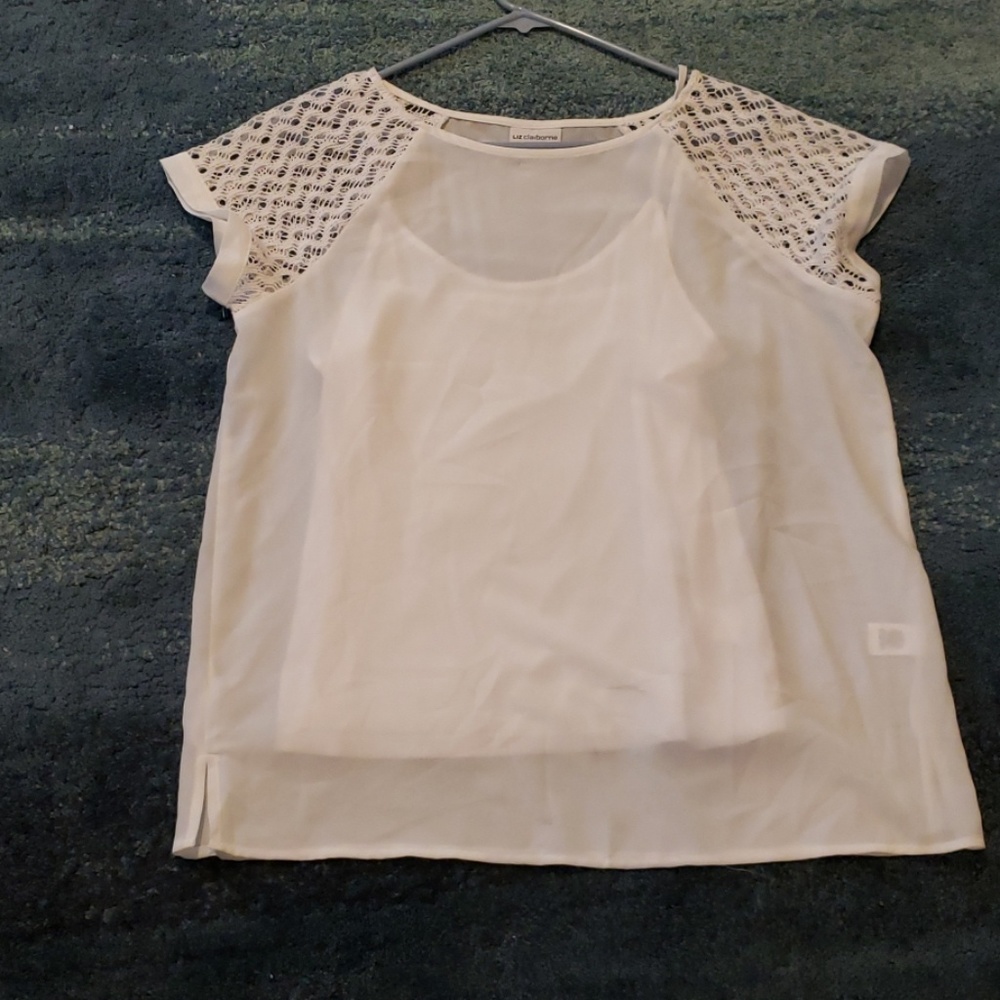 Liz Claiborne white top